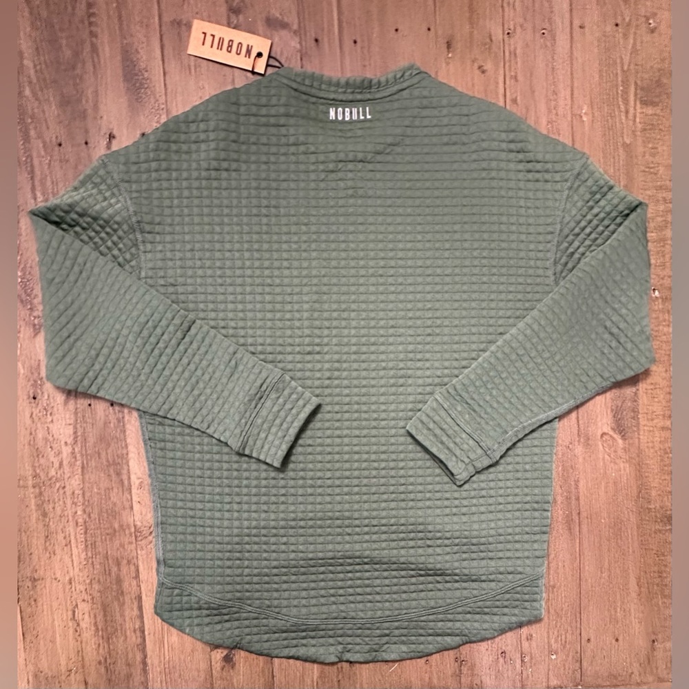 NWT NOBULL Women's Quilted Crew Pullover - XS - Sedona Sage - Picture 4 of 8